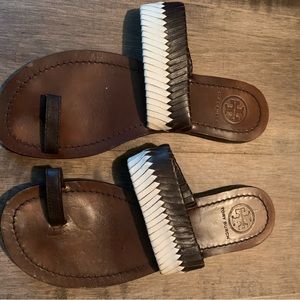 Tory Burch Woven Sandals